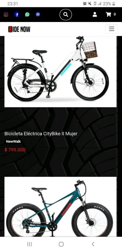 Bicicleta eléctrica Newwalk CityBike1 - miniatura 4