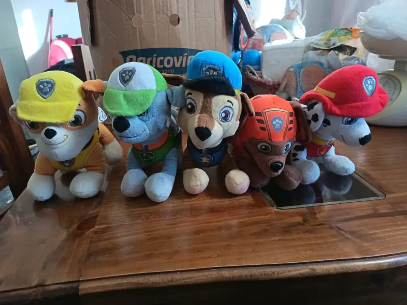 Set peluches de Paw Patrol