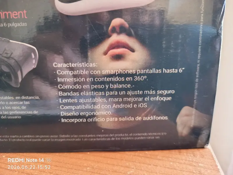 Gafas de Realidad Virtual 3DFx + Control - 2
