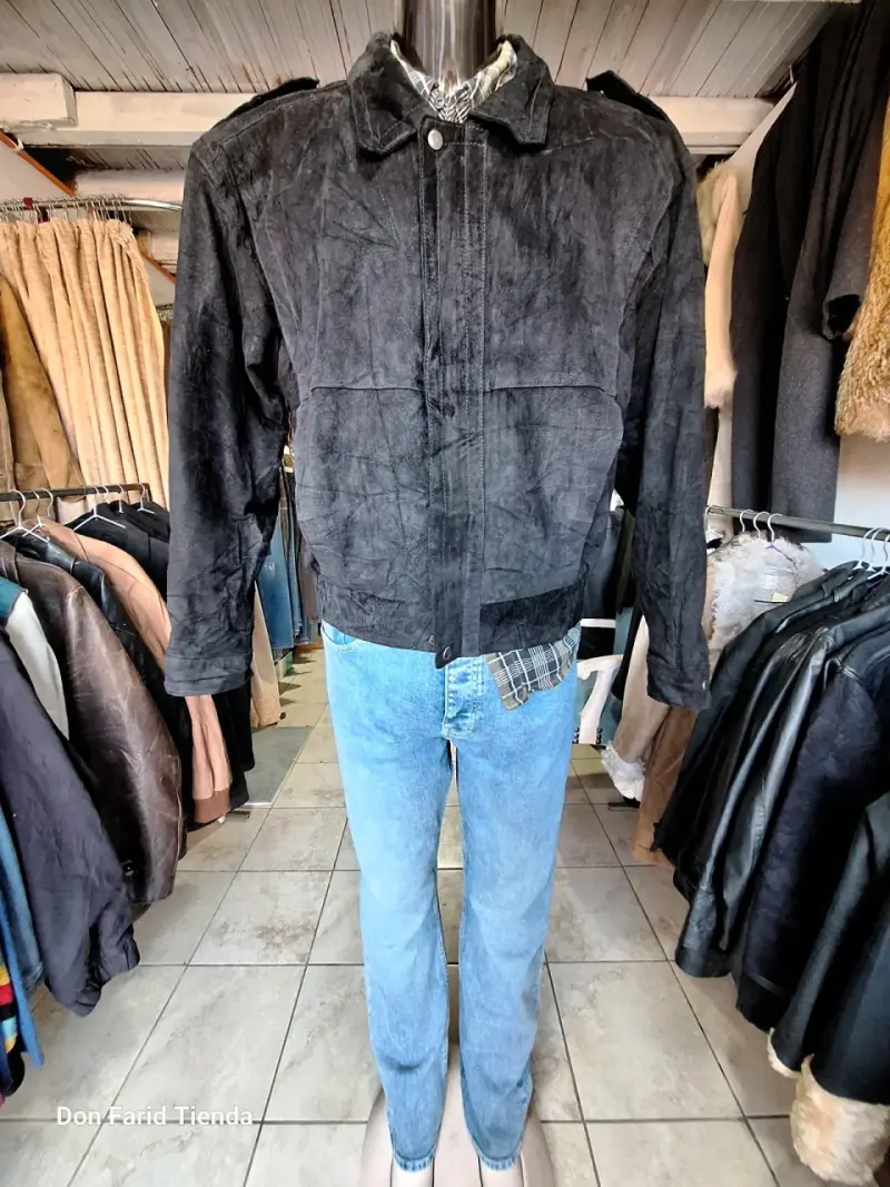 Bomber Jacket gamuza hombre - 2