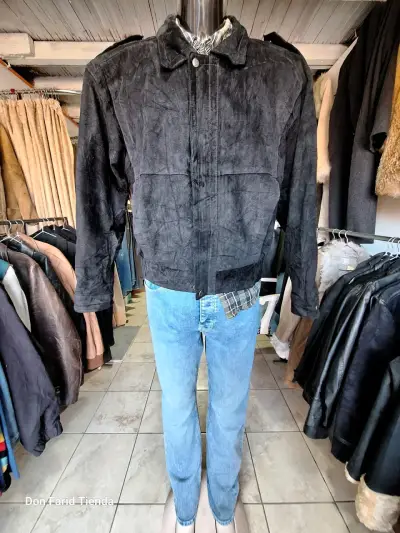 Bomber Jacket gamuza hombre - miniatura 2