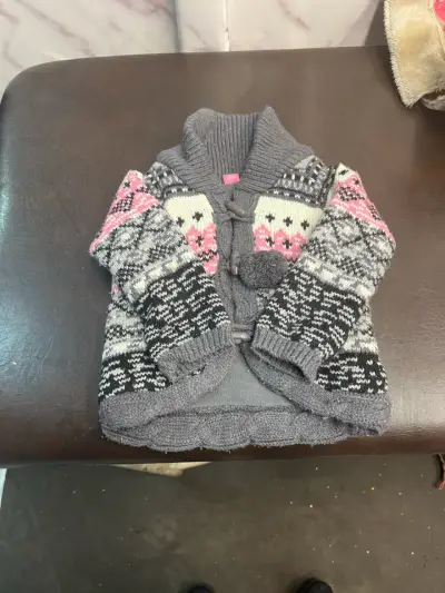 Abrigo infantil con diseño floral - miniatura 3