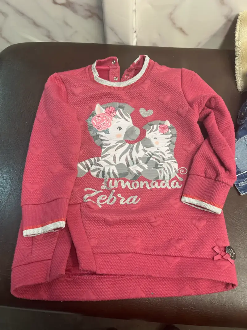 Abrigo infantil con diseño floral - 5