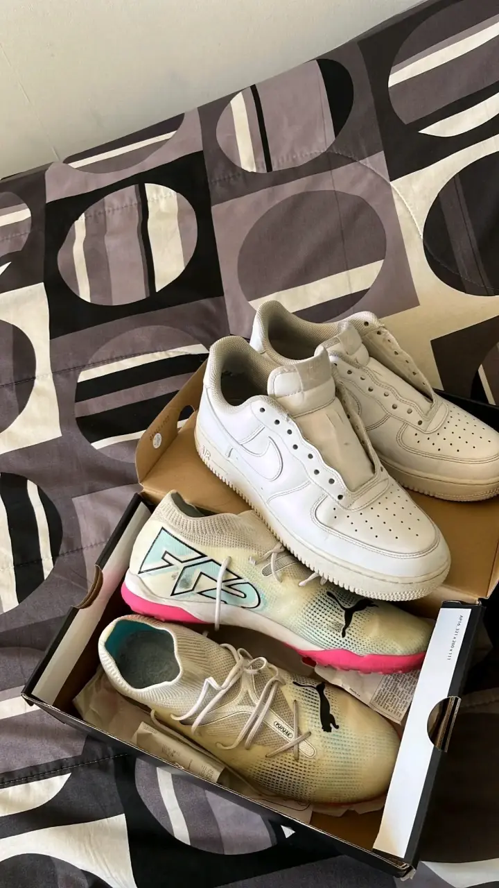 Nike Af1 y Puma future futbol