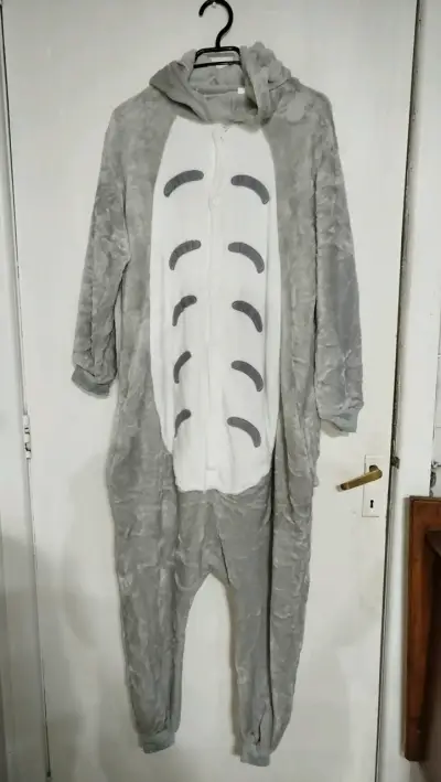 Disfraz estilo Totoro gris - miniatura 1