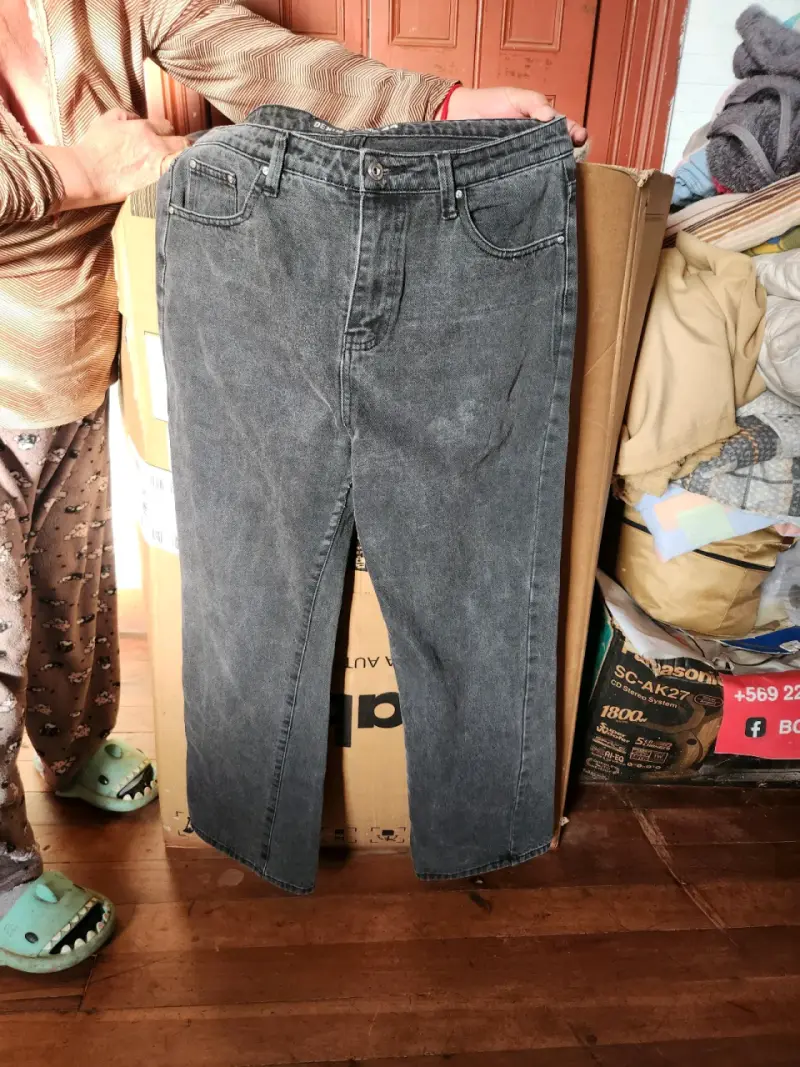 Jeans gris oscuro unisex - 2