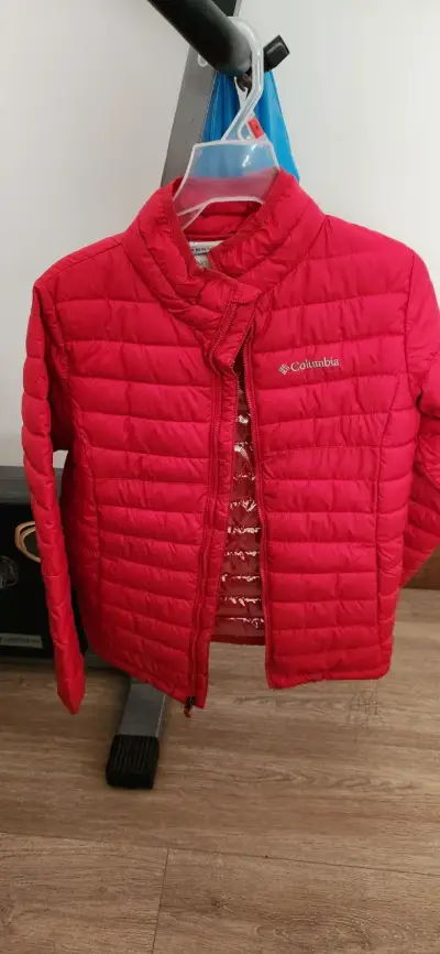 Chaqueta acolchada Columbia roja Niños Unisex - miniatura 1