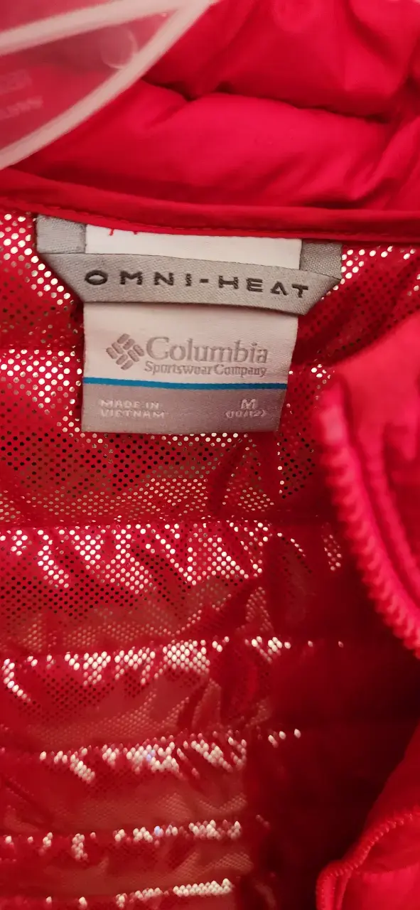 Chaqueta acolchada Columbia roja Niños Unisex - 2