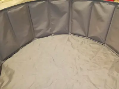 Piscina bebé plegable rosa para pelotas - miniatura 6