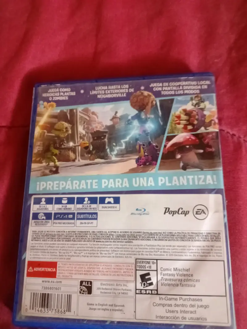 Juego PS4 Plants vs Zombies - 2