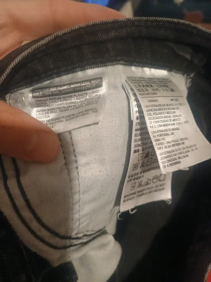 Jeans negros Levis - 5