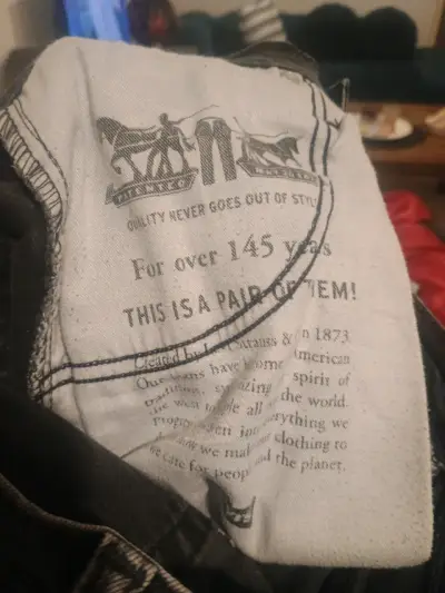 Jeans negros Levis - miniatura 6