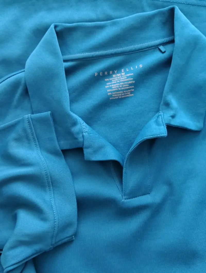 Polera polo azul Perry Ellis NUEVA - 3