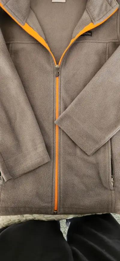 Chaqueta polar gris Columbia Unisex Niños - miniatura 3