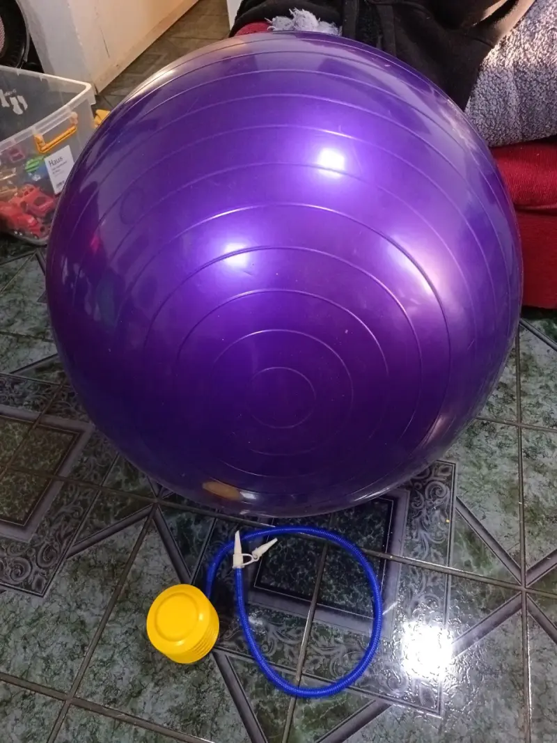 Pelota de ejercicio morada