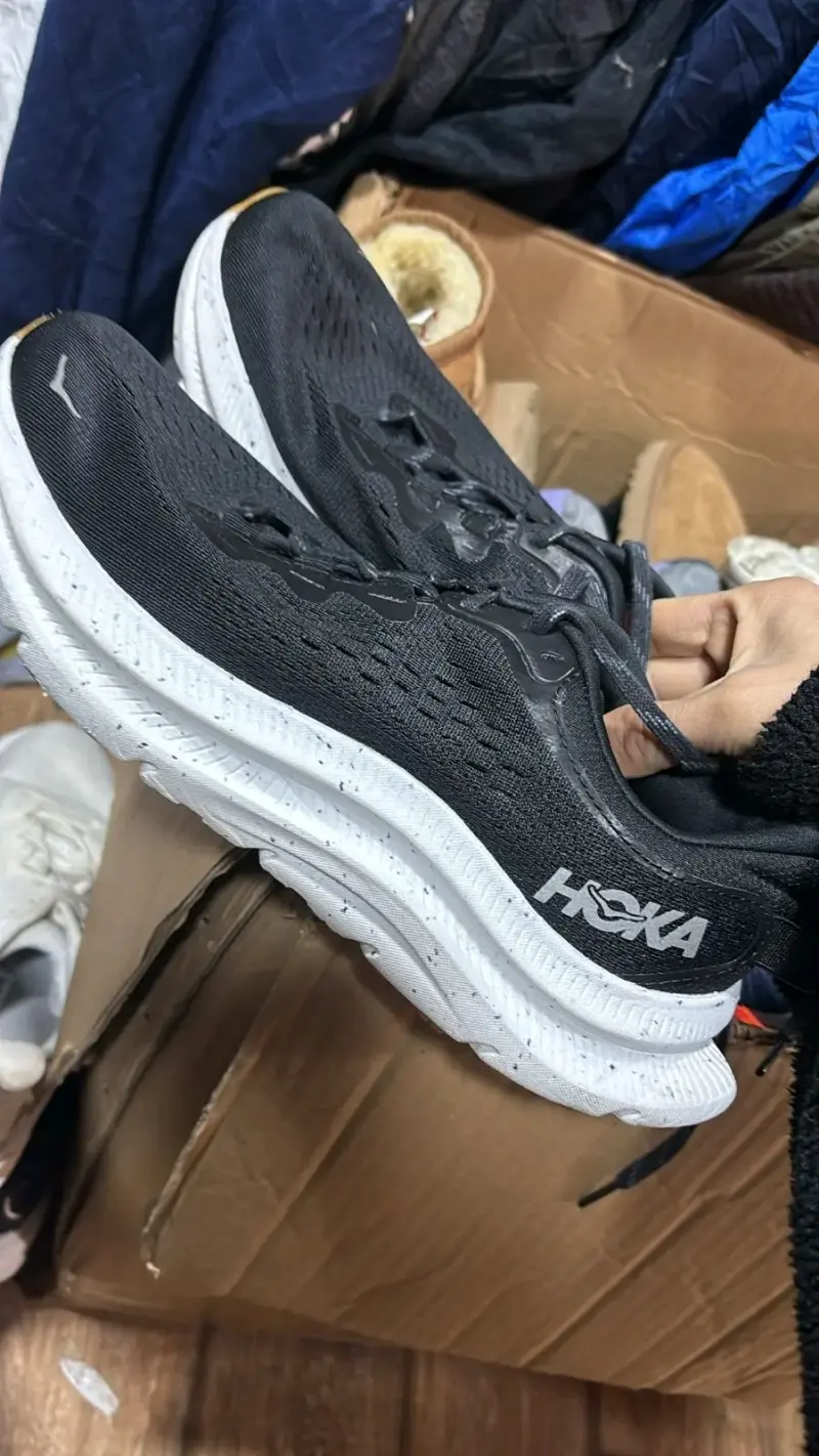Zapatillas deportivas grises HOKA - 3