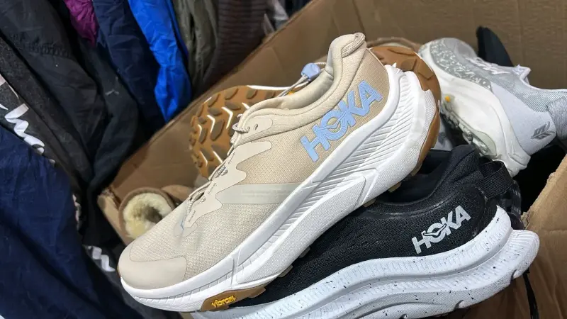 Zapatillas deportivas grises HOKA - 4
