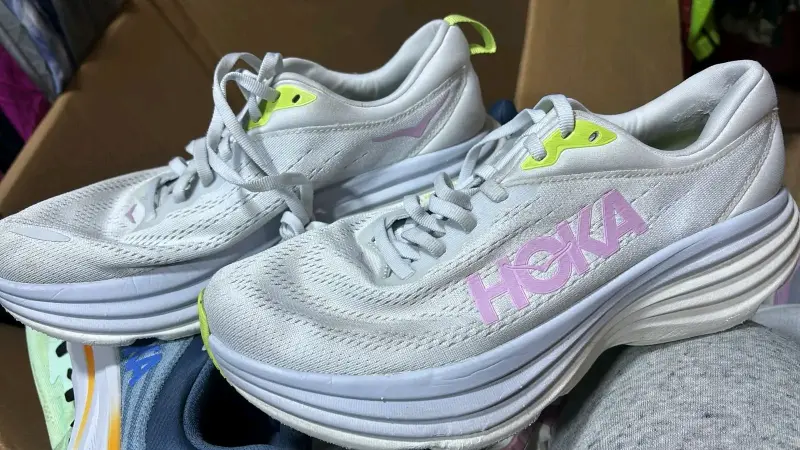Zapatillas deportivas grises HOKA - 5