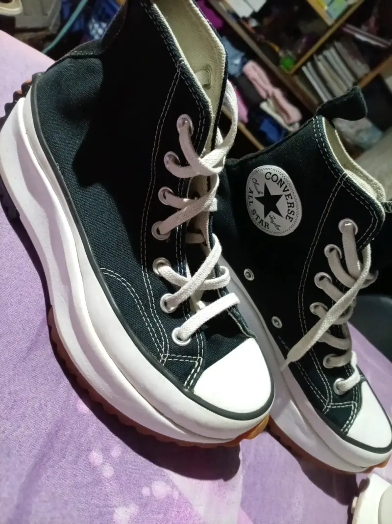 Zapatillas negras de lona