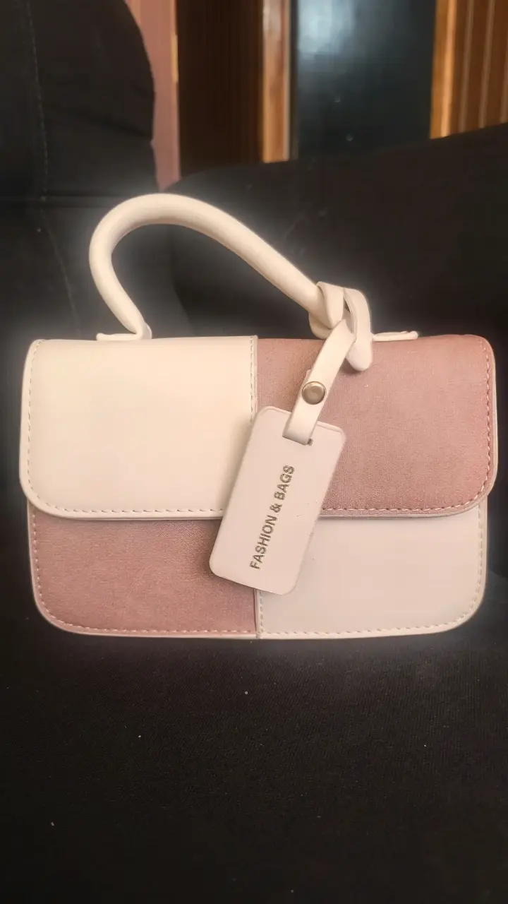 Cartera bicolor elegante
