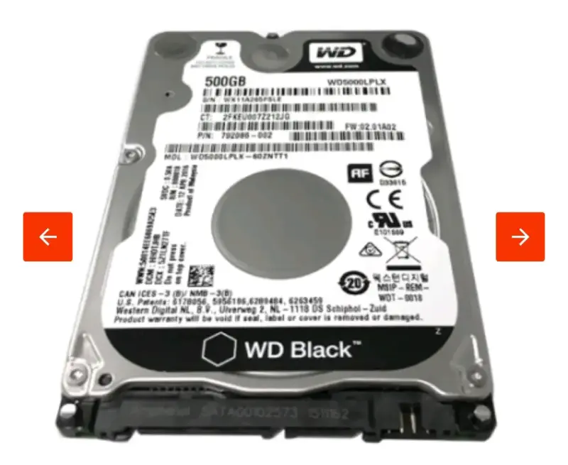 Disco Duro Western Digital 500GB - 4