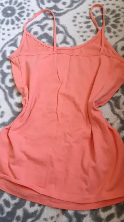 Polera casual color coral - miniatura 2