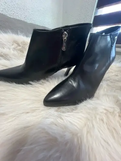 Botines negros de cuero mingo - miniatura 3