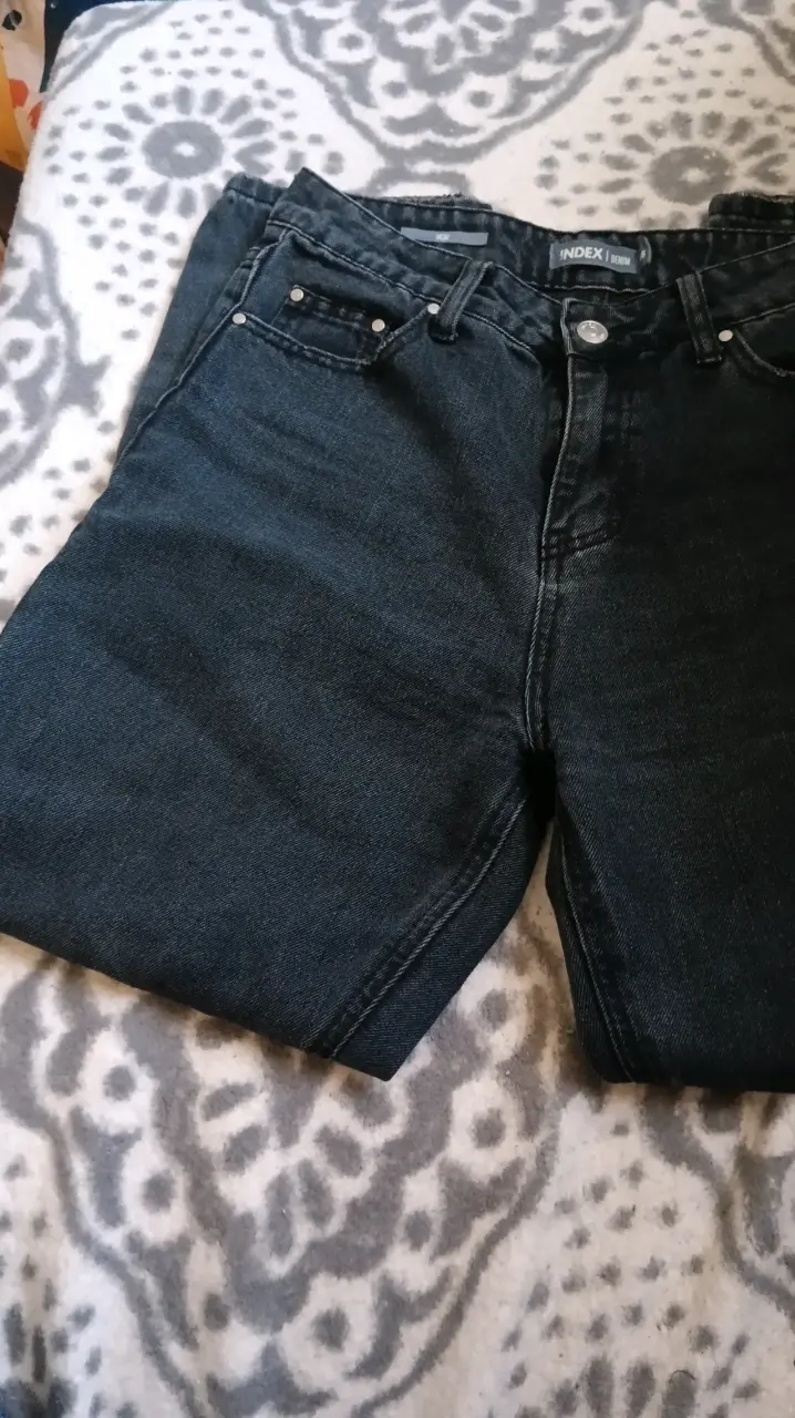 Mom Jeans negros INDEX talla 38 - 2