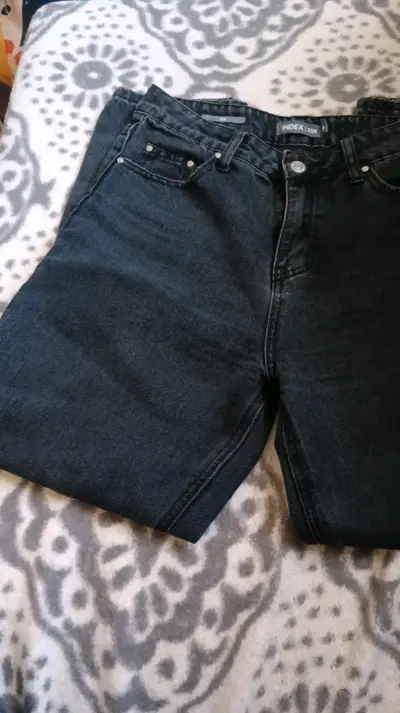 Mom Jeans negros INDEX talla 38 - miniatura 2