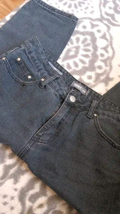 Mom Jeans negros INDEX talla 38 - miniatura 4