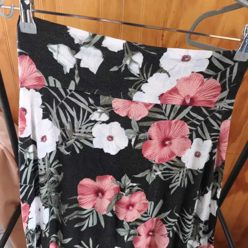 Falda larga floral - 2