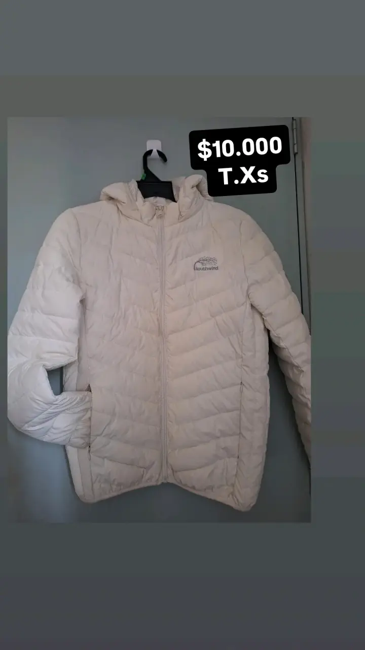 Chaqueta acolchada blanca Southwind