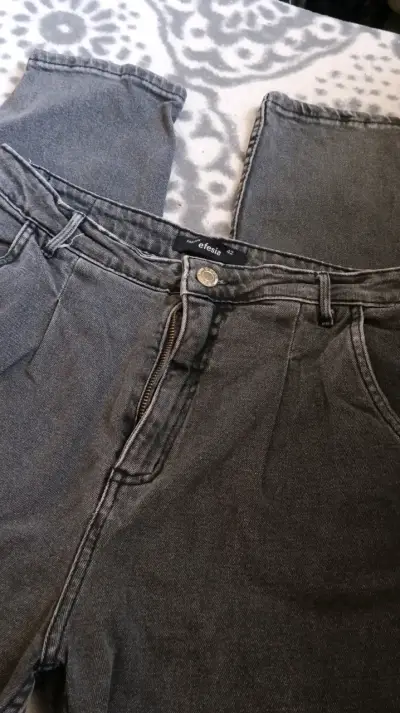 Jeans grises talle 42 - miniatura 1
