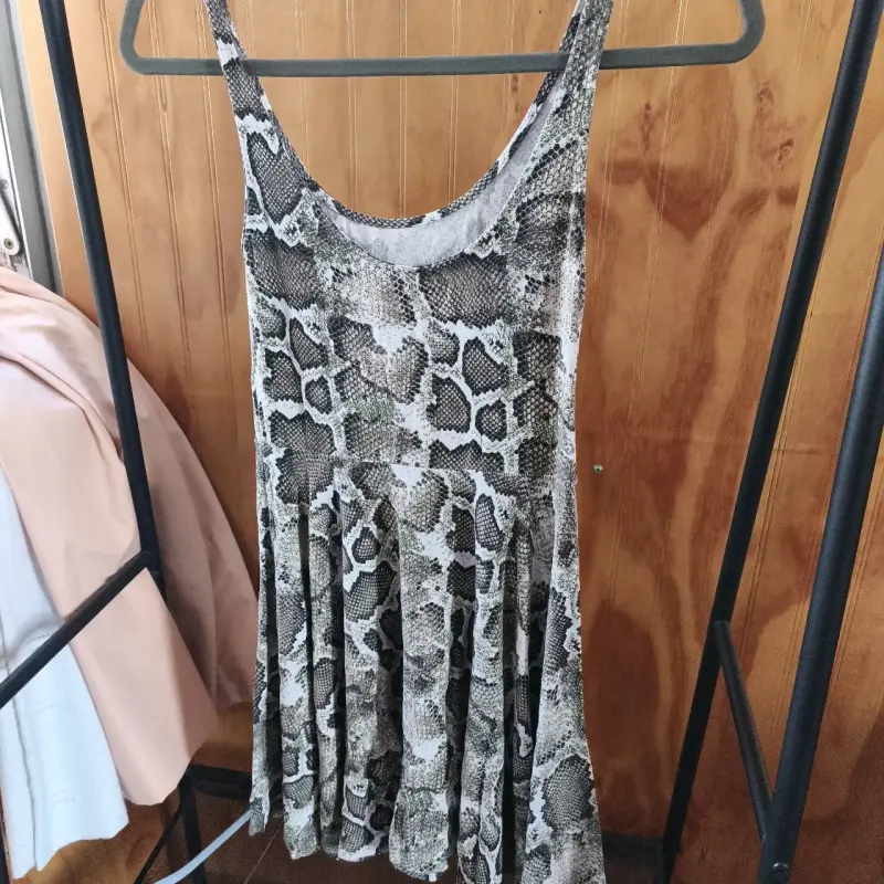 Vestido estampado reptil - 1