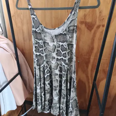 Vestido estampado reptil - miniatura 1