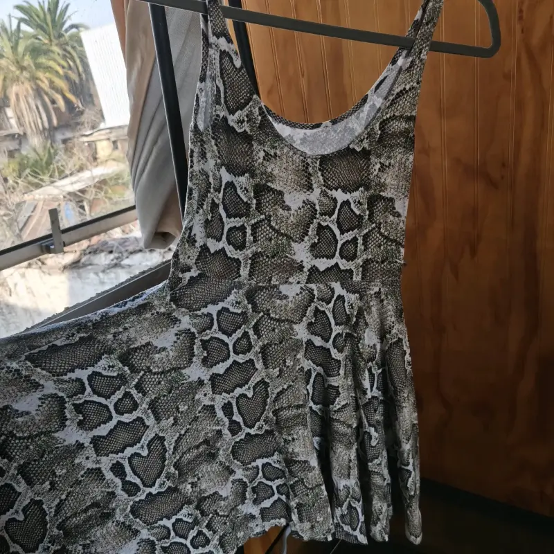Vestido estampado reptil - 2
