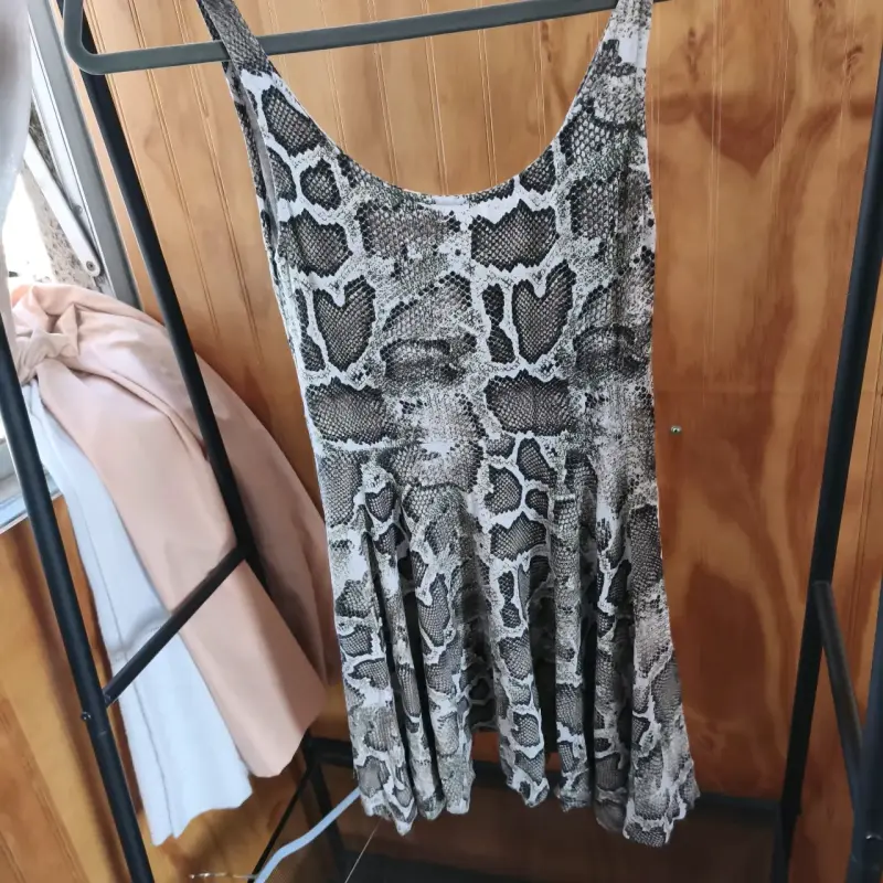 Vestido estampado reptil - 3