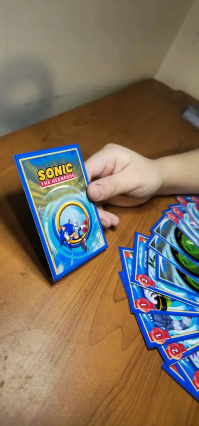 Cartas coleccionables Sonic TCG. Artesanal - miniatura 1