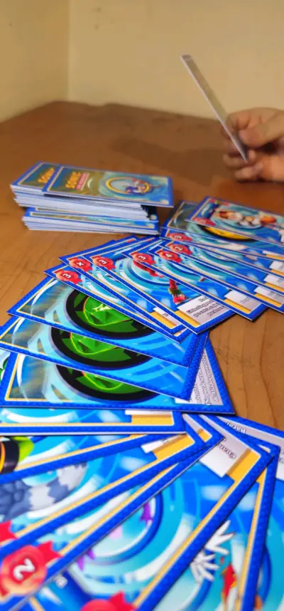 Cartas coleccionables Sonic TCG. Artesanal - miniatura 2
