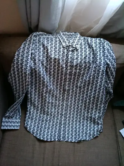 Camisa estampada manga larga - miniatura 6