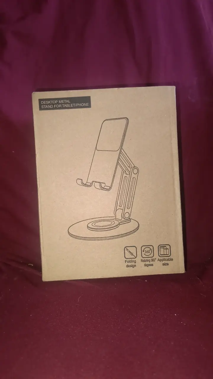 Soporte metálico para tablet/celular
