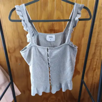 Top sin mangas gris XL - miniatura 2