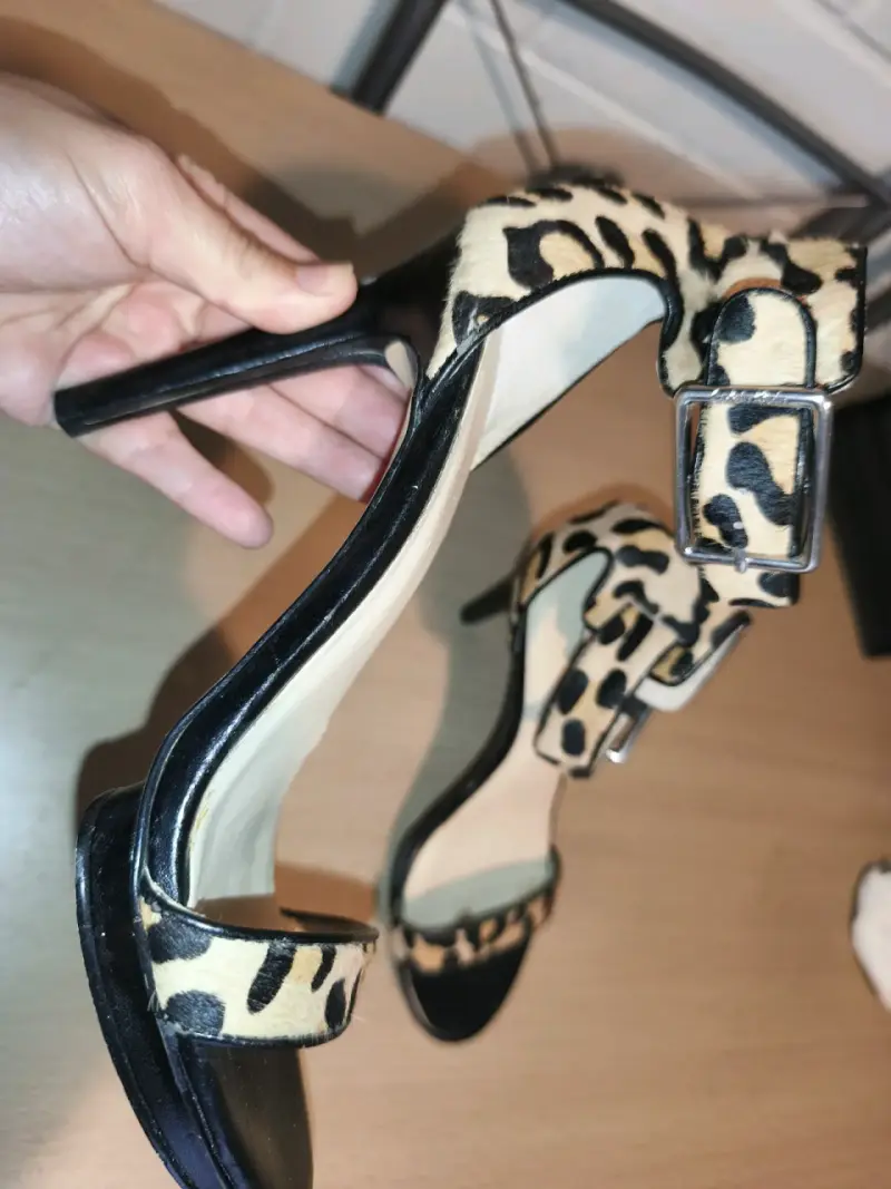 Sandalias de tacón animal print Calvin Klein - 2