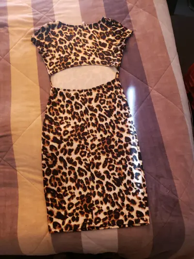 Vestido animal print ajustado - miniatura 2