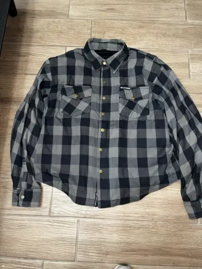 Camisa de cuadros XXL motoquero - miniatura 1