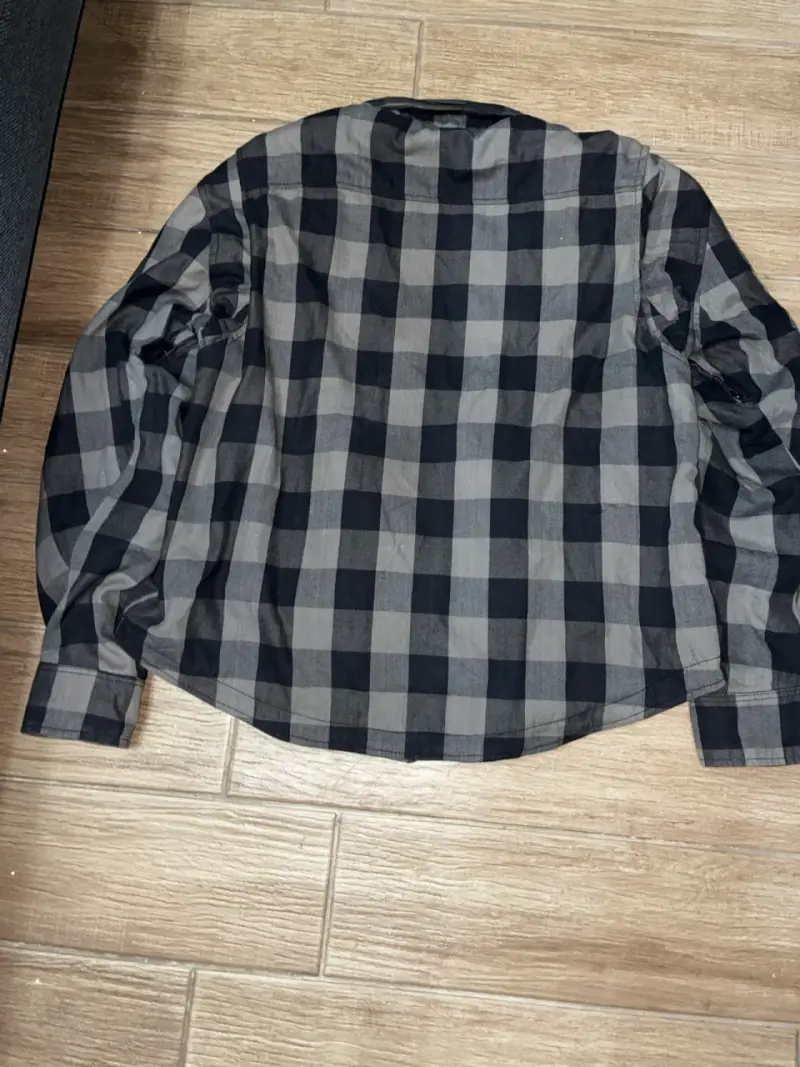 Camisa de cuadros XXL motoquero - 3