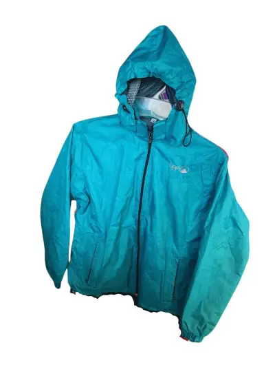 Cortaviento azul impermeable - miniatura 1
