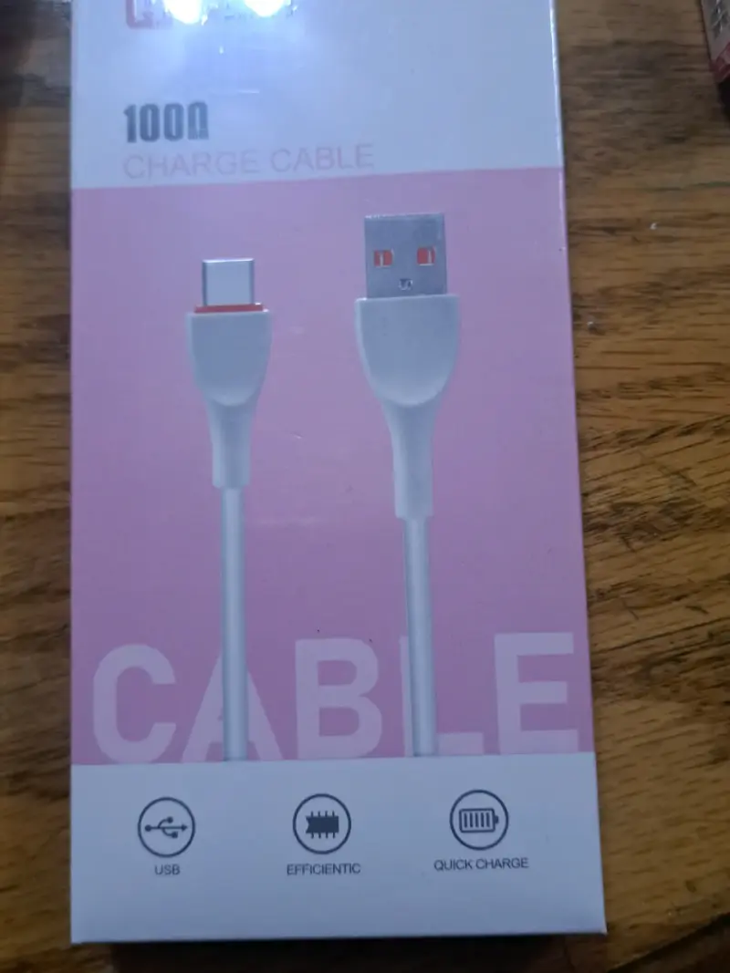 Cable de carga USB a tipo c 1000mm