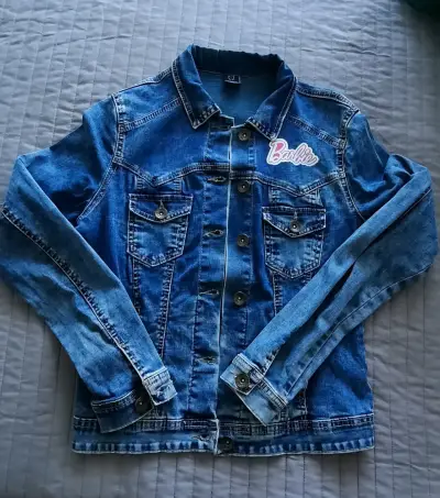 Chaqueta Efesis de mezclilla Barbie - miniatura 1