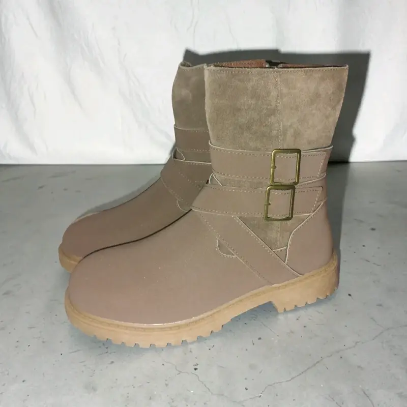 Botines de gamuza marrón